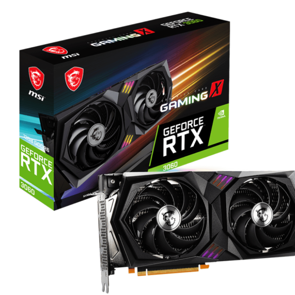 Graphic Card Nvidia Geforce RTX 3060 12gb MSI Gaming X ddr6
