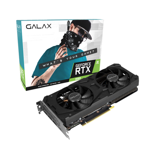 Graphic Card Geforce RTX 3060 8GB 1-Click OC - New