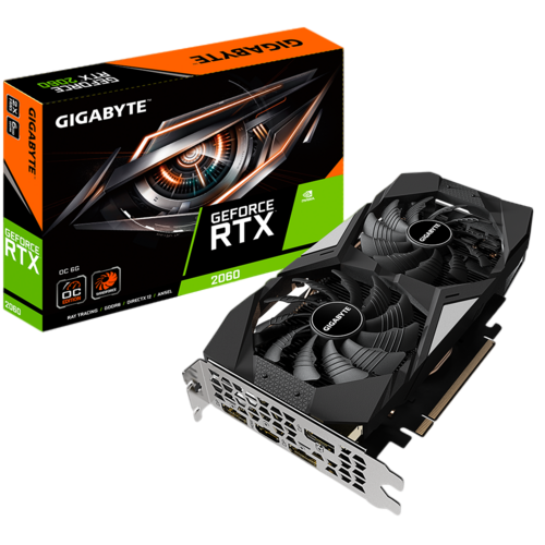 RTX 2060 6GB من Gigabyte - أفضل بطاقة رسومات للألعاب بتقنية التبريد المزدوج