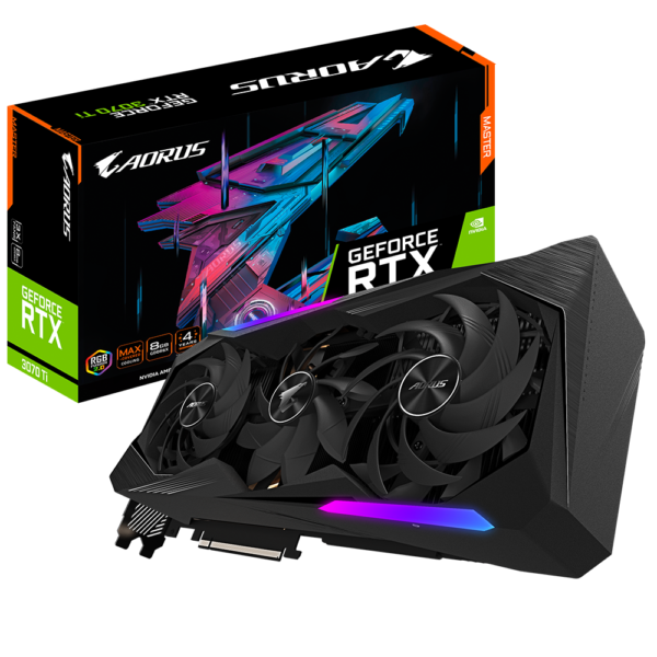 Graphic Card Nvidia Geforce RTX 3070 Ti 8gb Aorus Master ddr6