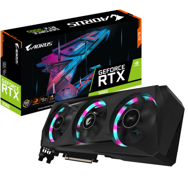 Graphic Card Nvidia Geforce RTX 3060 12gb Aorus Master ddr6