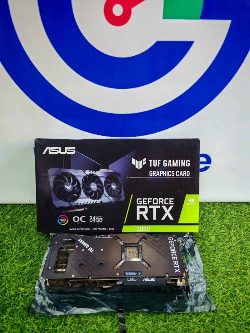 ASUS Nvidia Geforce RTX 3090 24GB GDDR6X TUF Gaming OC Edition Triple Fan Graphics Card Gunmetal Gray
