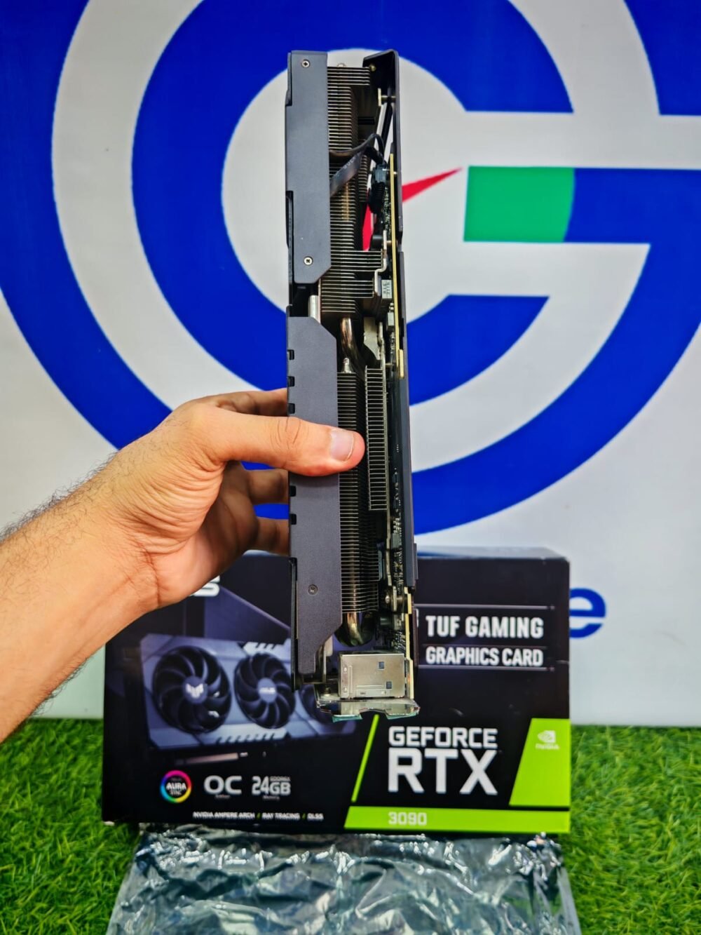 ASUS Nvidia Geforce RTX 3090 24GB GDDR6X TUF Gaming OC Edition Triple Fan Graphics Card Gunmetal Gray
