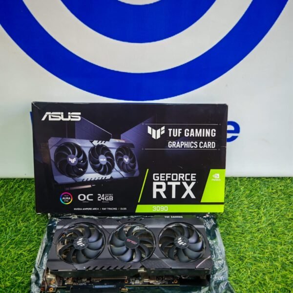 ASUS Nvidia Geforce RTX 3090 24GB GDDR6X TUF Gaming OC Edition Triple Fan Graphics Card Gunmetal Gray