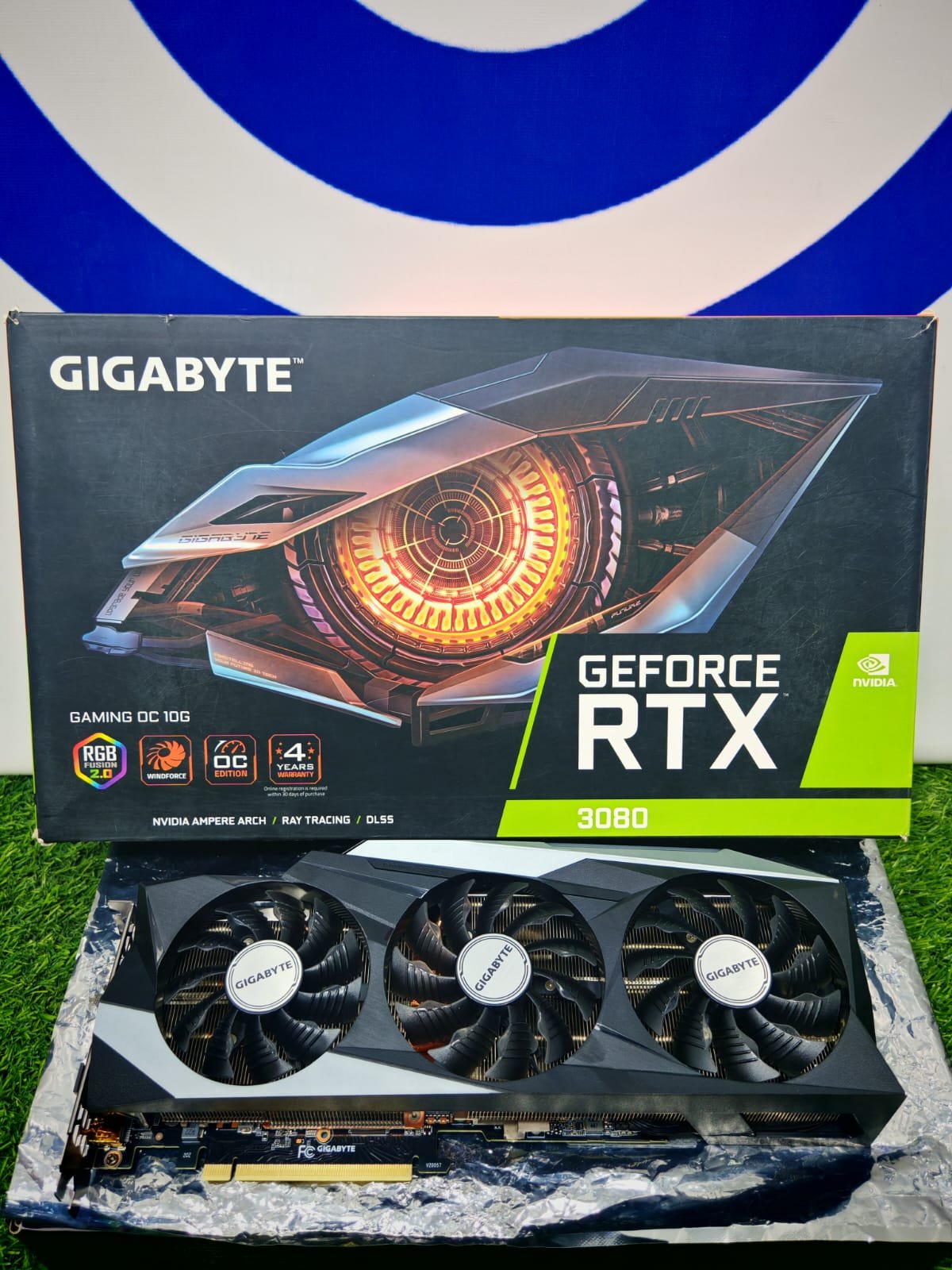 Graphic Card Nvidia Geforce RTX 3080 10GB Ddr6X Gigabyte Gaming OC