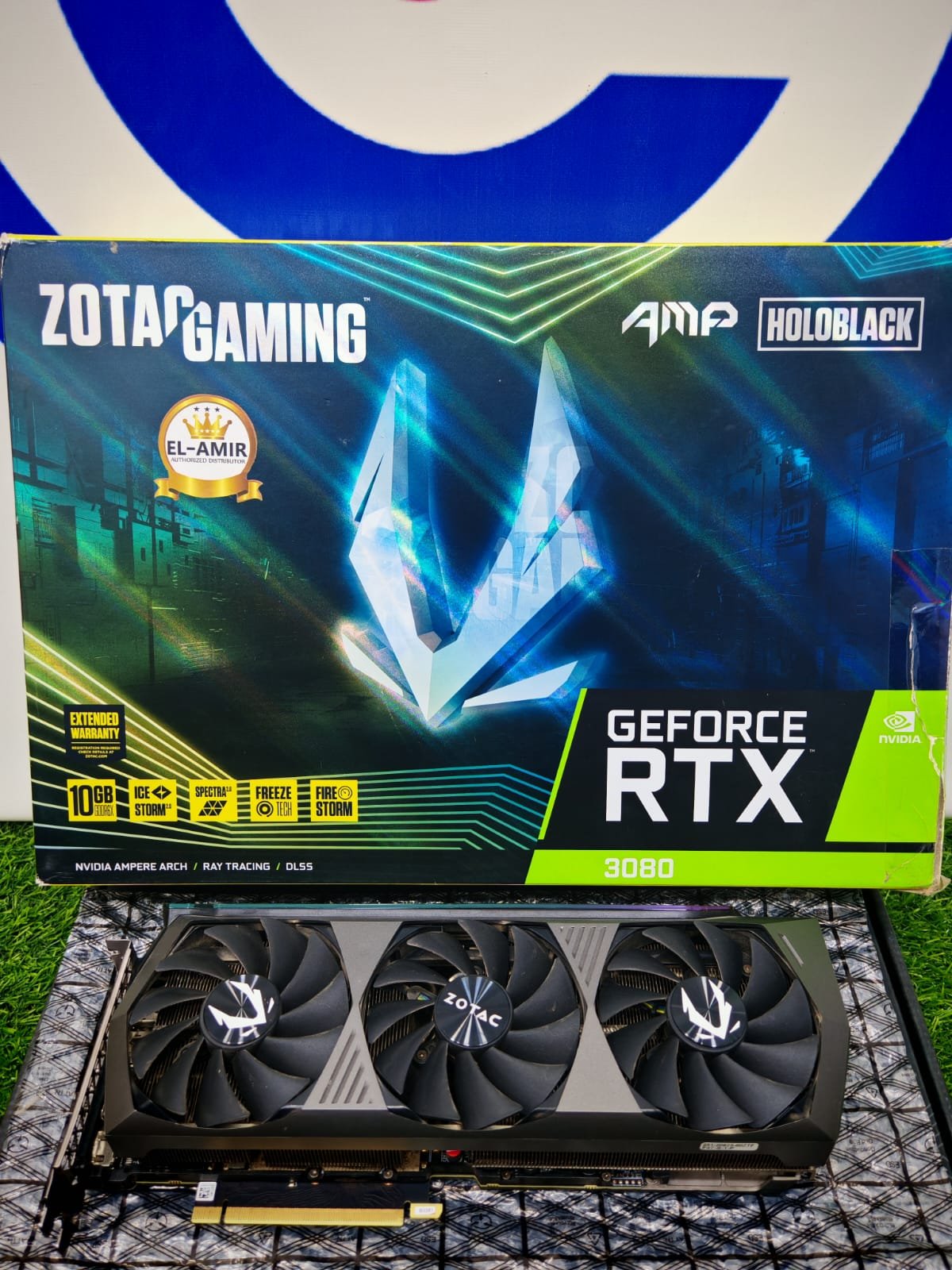 Graphic Card Nvidia Geforce RTX 3080 10GB Zotac Amp Holo ddr6X