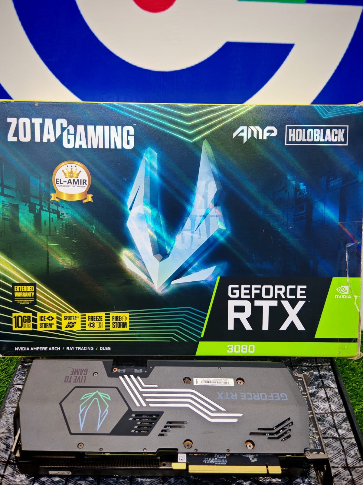 Zotac Nvidia GeForce RTX 3080 10GB GDDR6X Gaming AMP Holo Triple