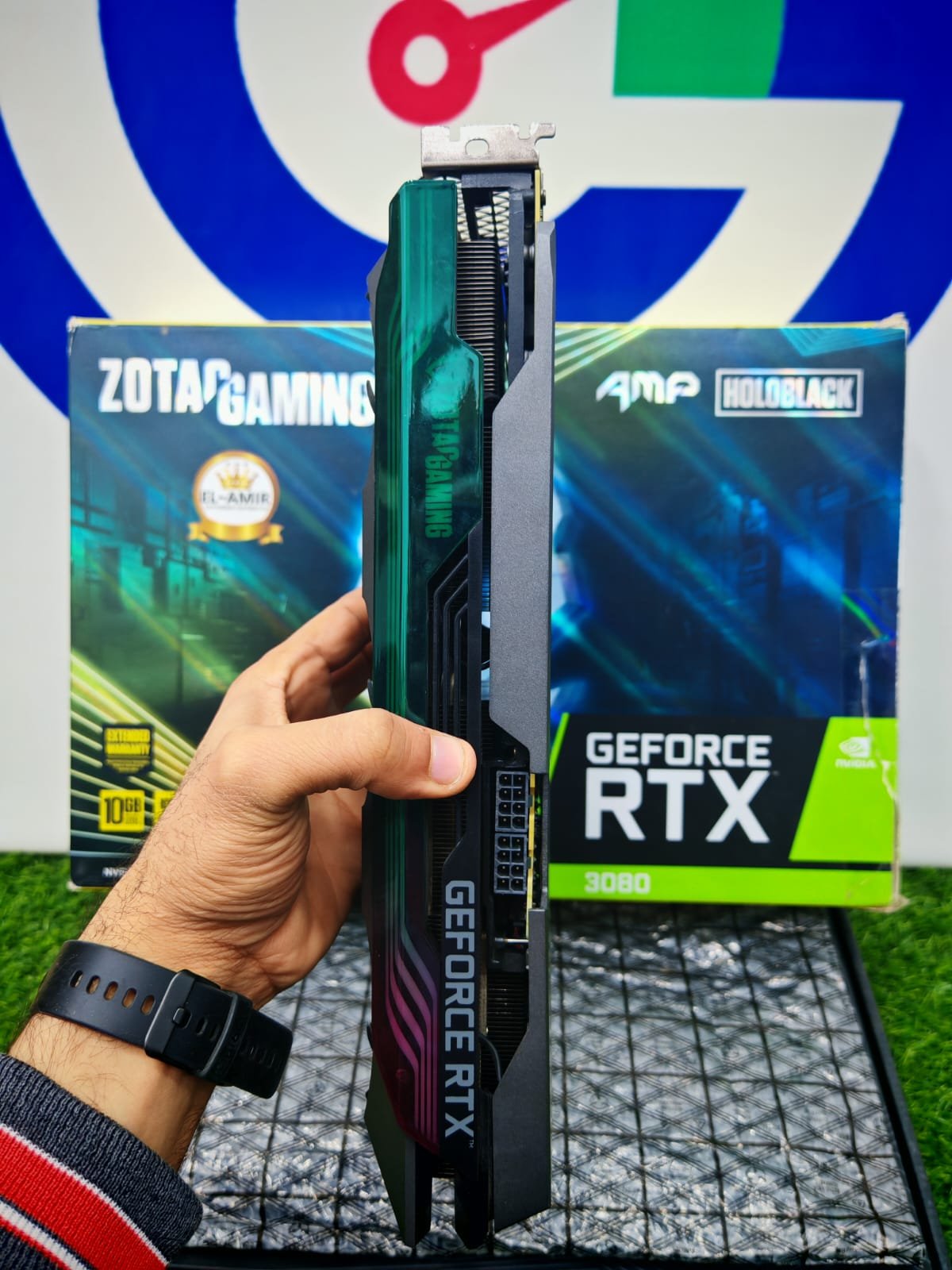 Graphic Card Nvidia Geforce RTX 3080 10GB Zotac Amp Holo ddr6X 