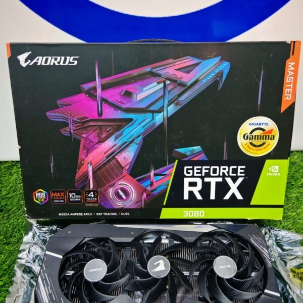 Graphic Card Nvidia GeForce Rtx 3080 10gb Ddr6X Gigabyte Aorus Master