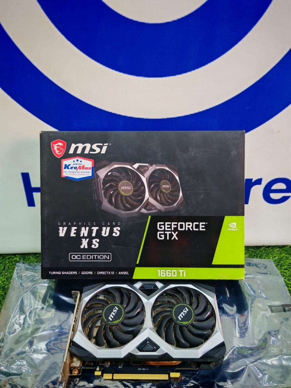 MSI Nvidia Geforce GTX 1660 Ti 6GB GDDR6 Ventus Dual Fan Graphics Card
