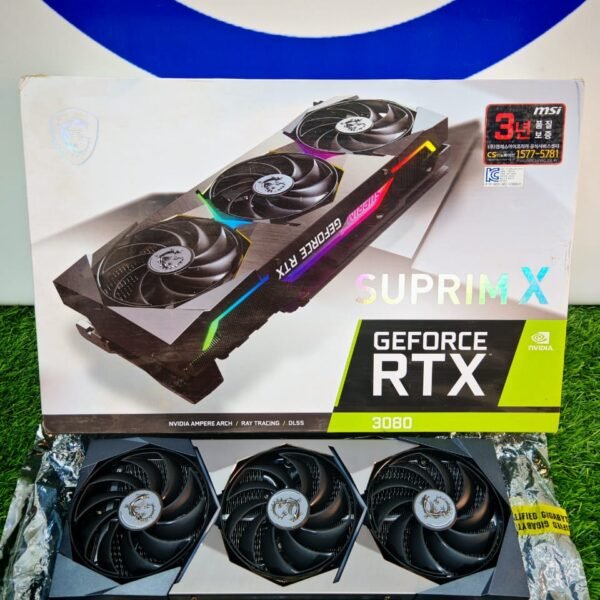 Graphic Card Nvidia Geforce RTX 3080 10GB GDDR6X MSI Suprim X