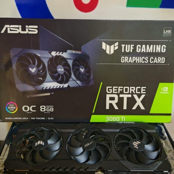 Graphic Card Nvidia Geforce Rtx 3060 Ti 8gb Ddr6X LHR Asus Tuf Gaming oc Edition