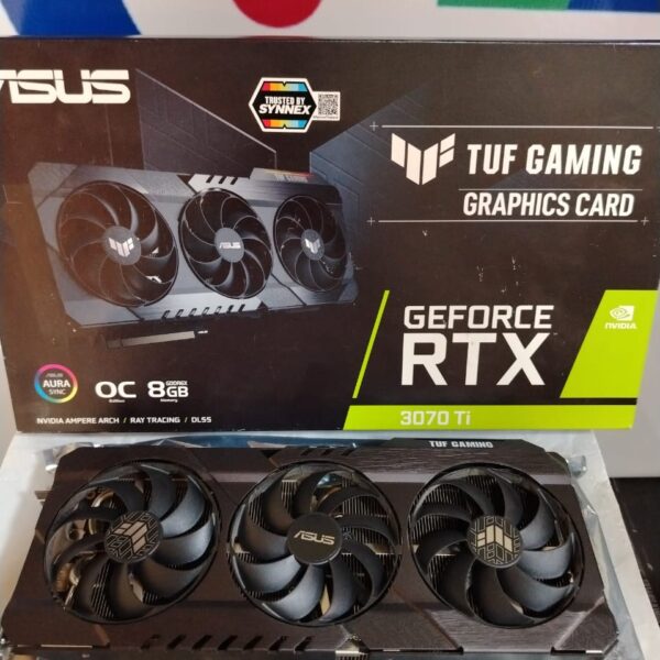 Graphic Card Nvidia Geforce RTX 3070 Ti 8GB Asus Tuf OC Edition ddr6