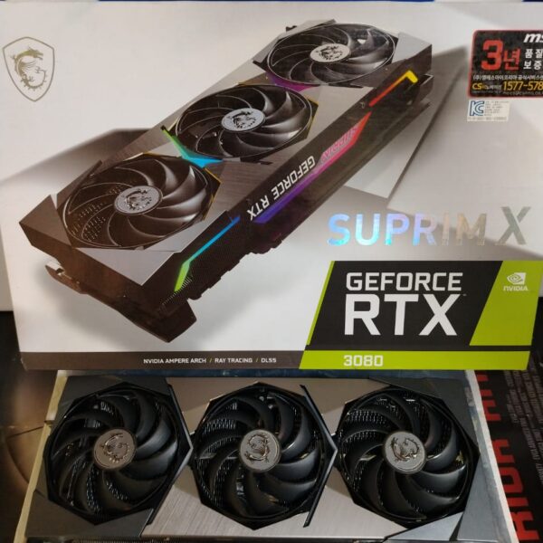 Graphic Card Nvidia Geforce Rtx 3080 10gb Ddr6X Msi SuprimX