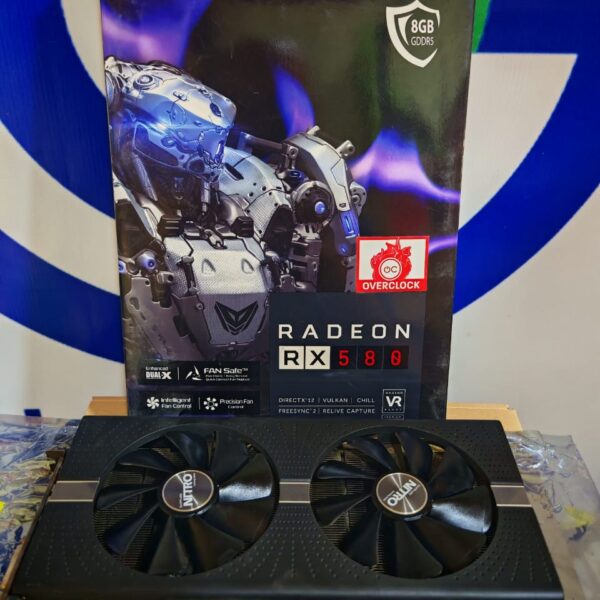 Graphic Card AMD Redeon Rx 580 8gb ddr5 Sapphire Nitro Plus