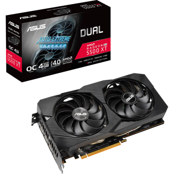 بطاقة جرافيك Rx 5500 XT 8GB Asus Dual - أداء متفوق للألعاب