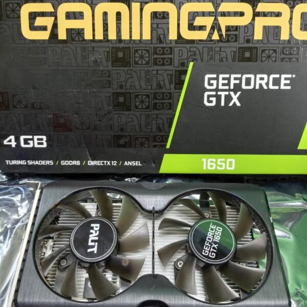 بطاقة GeForce GTX 1650 4GB GDDR6 من Palit Gaming Pro للألعاب والتصميم