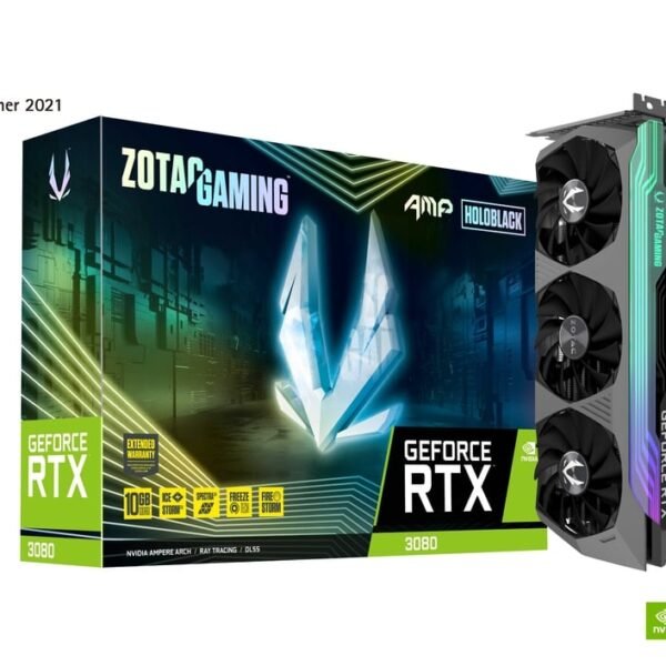 Graphic Card Nvidia Geforce RTX 3080 10GB Zotac Amp Holo ddr6X