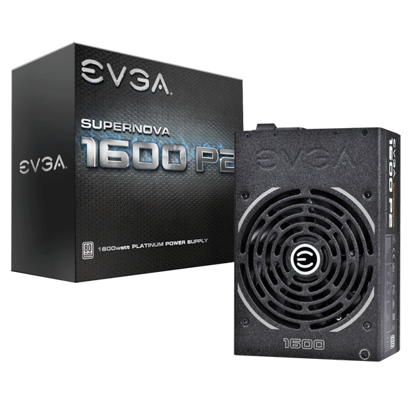 EVGA SuperNOVA 1600 P2, 80+ PLATINUM 1600W, Fully Modular, EVGA ECO Mode, 10 Year Warranty, Includes FREE Power On Self Tester Power Supply 220-P2-1600-X1