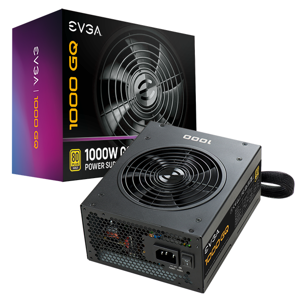 Power Supply EVGA GQ 1000W 80 Gold Plus New