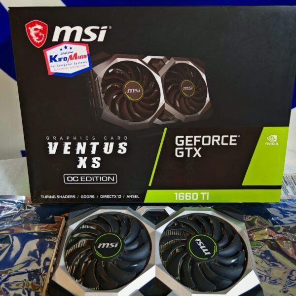 Graphic Card Nvidia Geforce Gtx 1660 ti 6gb Ddr6 Msi Ventus XS