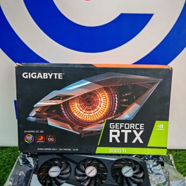 Graphic Card Nvidia Geforce Rtx 3060 Ti 8gb Ddr6 Gigabyte Gaming oc Edition 3X Fans