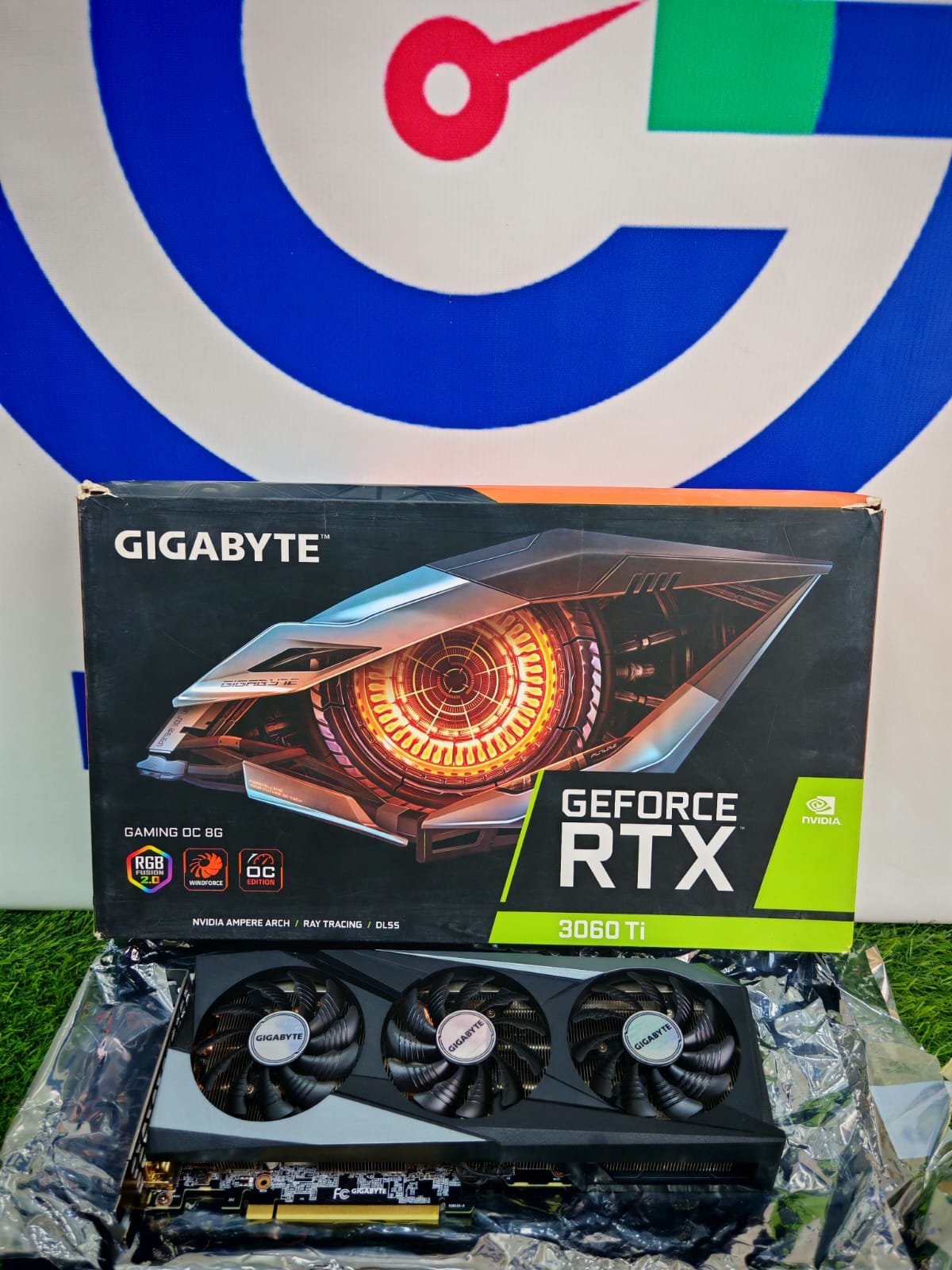 Graphic Card Nvidia Geforce Rtx 3060 Ti 8gb Ddr6 Gigabyte Gaming oc Edition 3X Fans