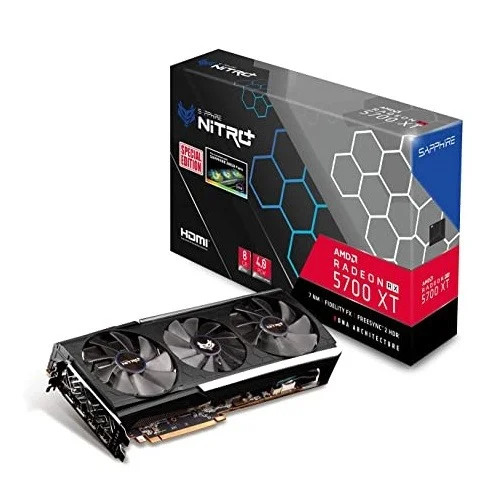 Graphic Card Amd Redeon Rx 5700 Xt 8gb Sapphire nitro Plus