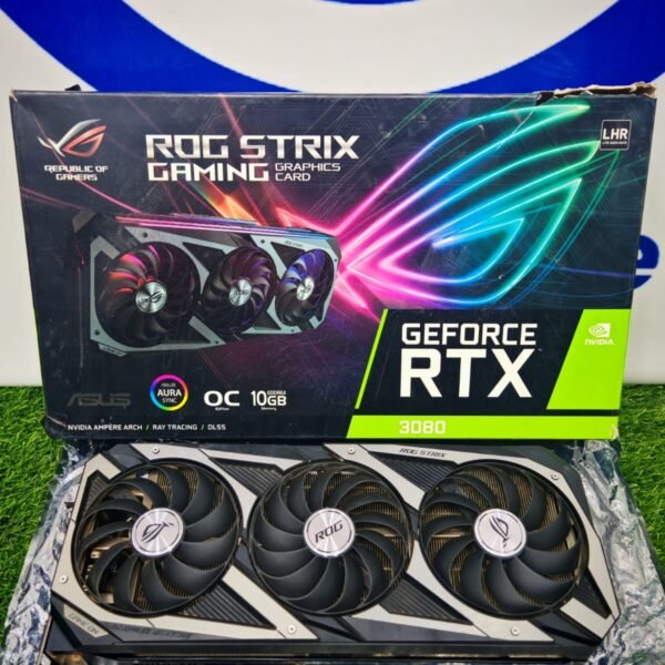 Graphic Card Nvidia Geforce RTX 3080 10gb ddr6X Asus Rog Strix OC Edition