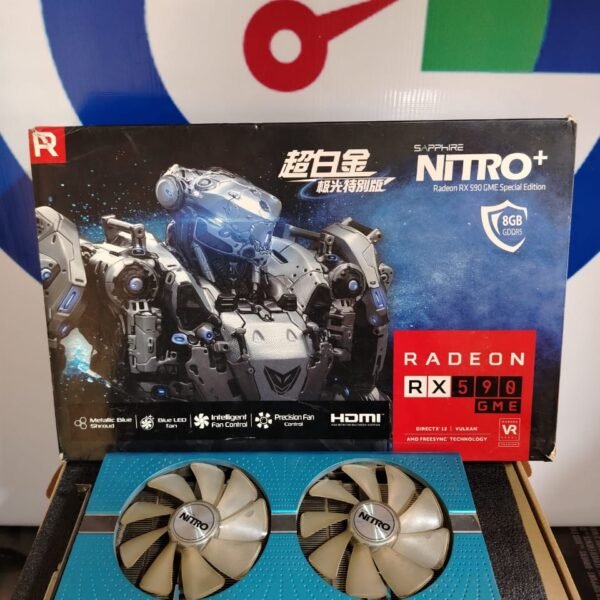 Graphic Card AMD Redeon Rx 590 8gb Game Sapphire nitro Plus Special edition