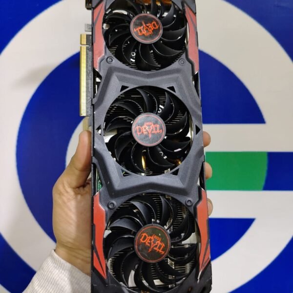 Graphic Card AMD Redeon Rx 570 4gb Power Color Red Devil 3DH OC
