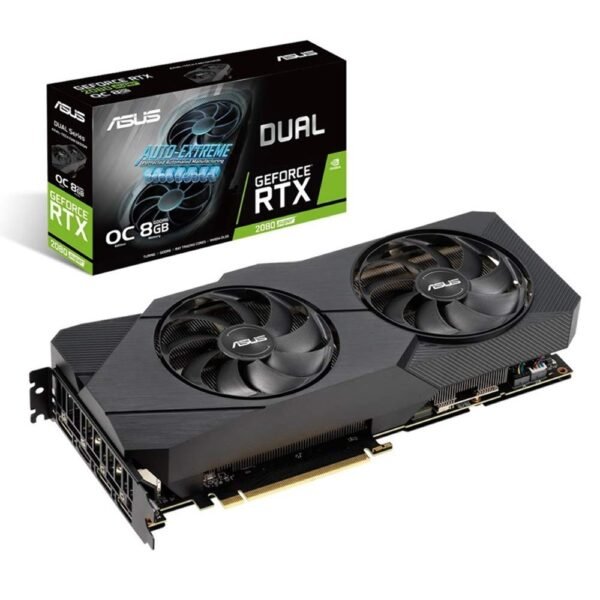 Graphic Card Nvidia Geforce RTX 2080 SUPER Asus Dual EVO V2 OC edition 8GB GDDR6