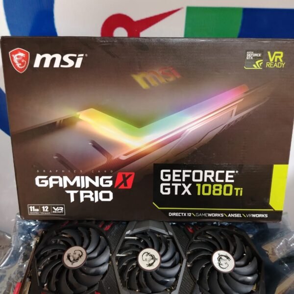 Graphic Card Nvidia Geforce Gtx 1080 Ti 11gb Ddr5X Msi Gamingx trio