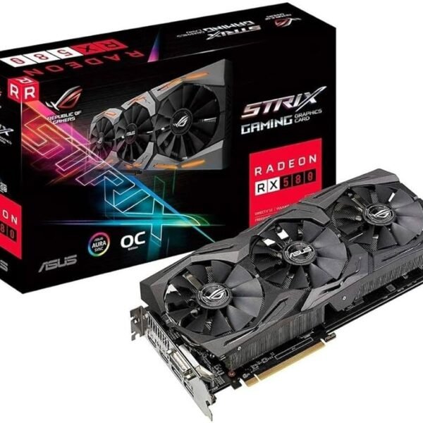 Graphic Card AMD Redeon ASUS ROG Strix Radeon RX 580 OC Edition 8GB GDDR5