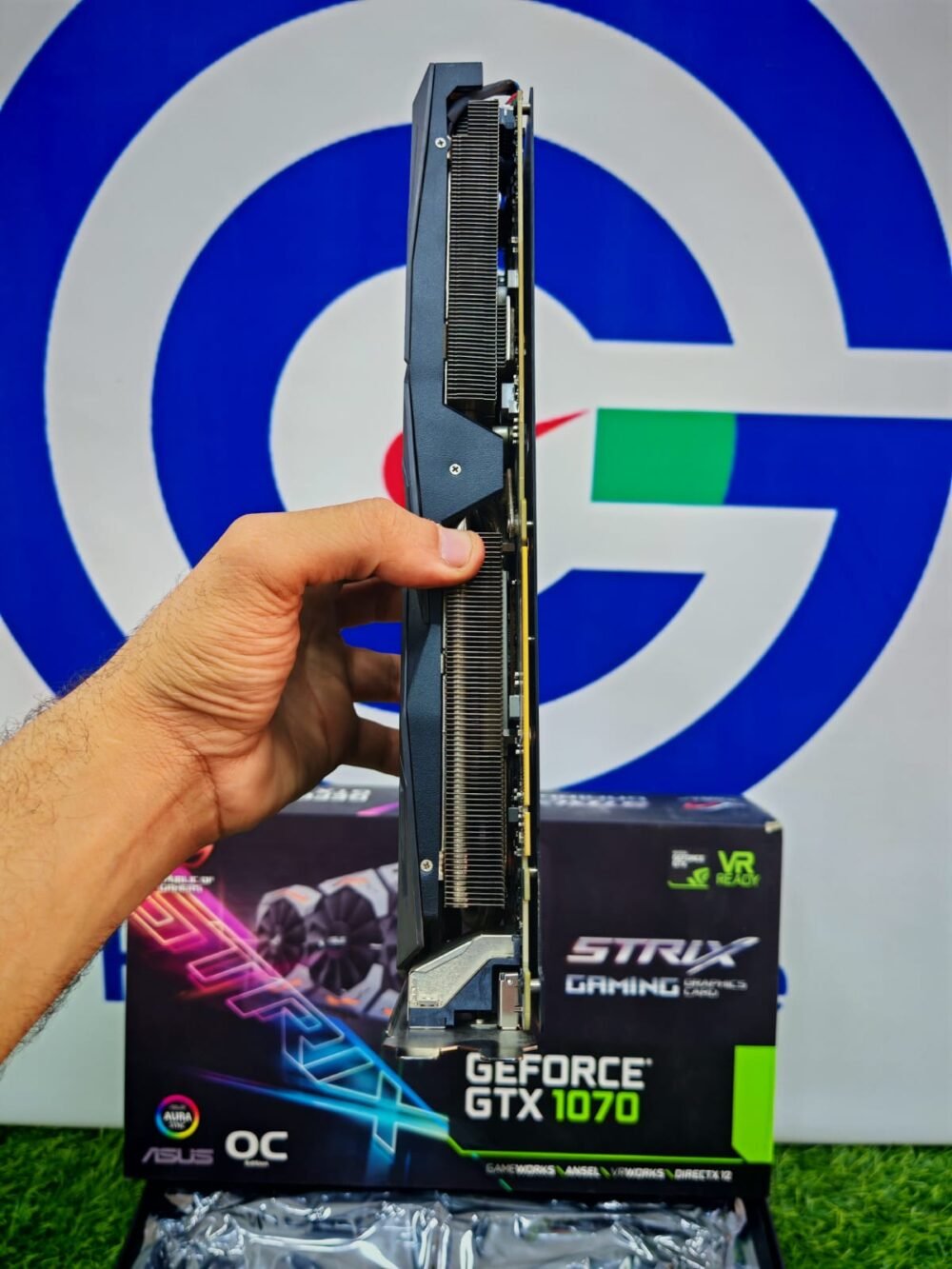 Graphic Card Nvidia Geforce Gtx 1070 8gb Ddr5 Asus Rog Strix Gaming oc Edition