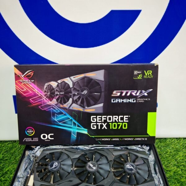 Graphic Card Nvidia Geforce Gtx 1070 8gb Ddr5 Asus Rog Strix Gaming oc Edition