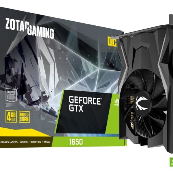 Graphic Card Geforce Gtx 1650 4gb Zotac Gaming oc ddr6