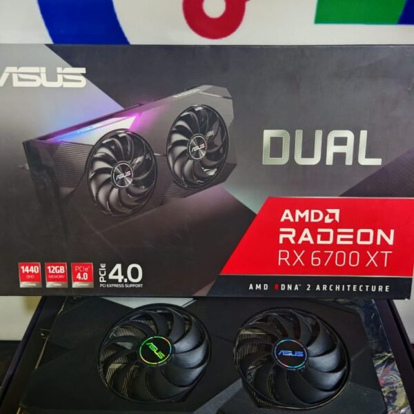Graphic Card Amd Redeon Rx 6700 Xt 12gb Ddr6 Asus Dual
