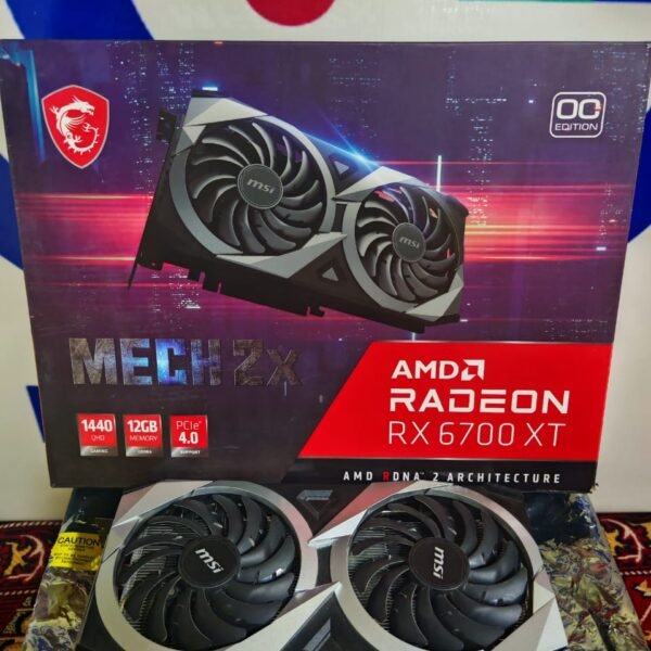 Graphic Card Amd Redeon Rx 6700 Xt 12gb Ddr6 Msi Mech