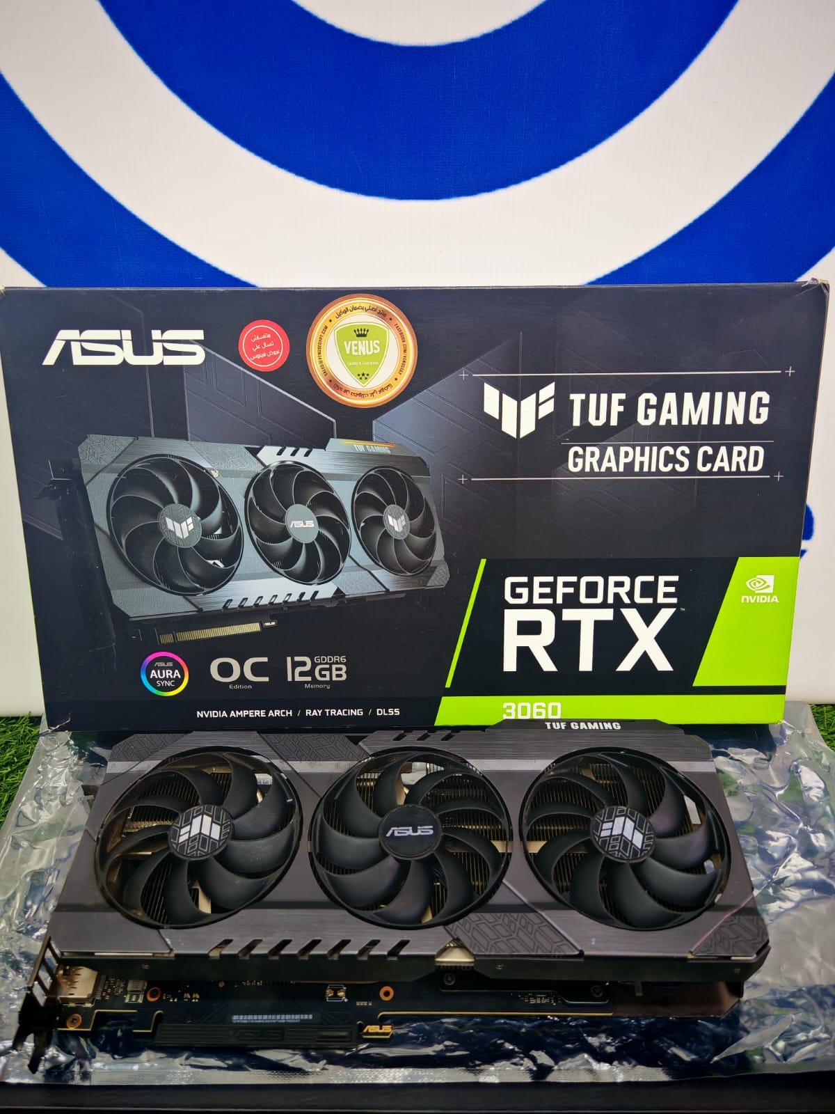 Graphic Card Nvidia GeForce RTX 3060 12GB GDDR6 ASUS TUF Gaming OC Edition