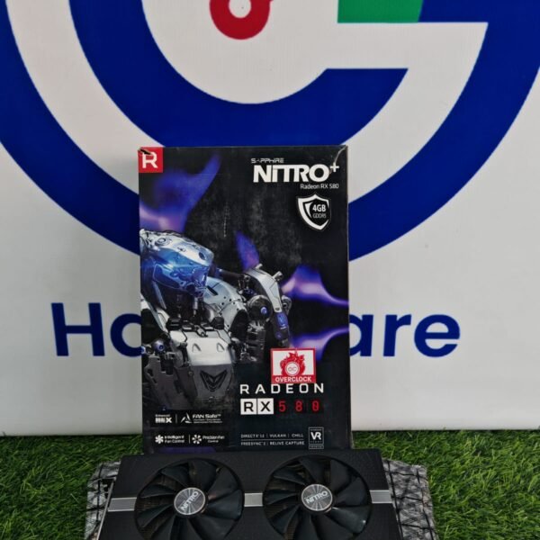 Graphic Card Amd Redeon Rx 580 4gb Ddr5 Sapphire Nitro Plus Dual fan