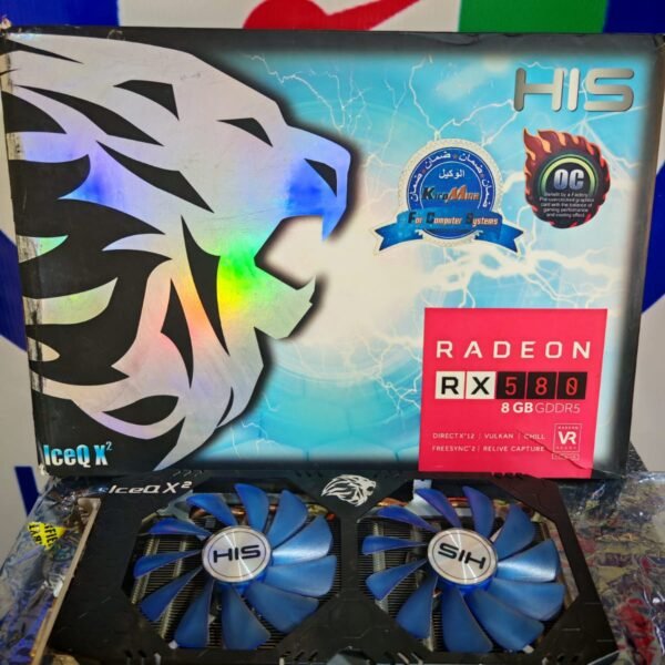 Graphic Card Amd Redeon Rx 580 8gb Ddr5 His