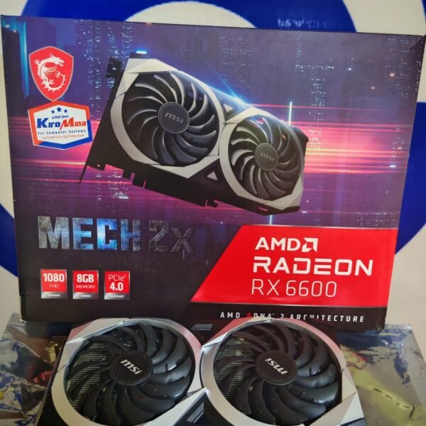 Graphic Card AMD Radeon RX 6600 8GB GDDR6 MSI Mech 2X
