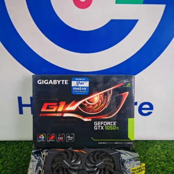 Graphic Card Nvidia Geforce Gtx 1050 ti 4gb Ddr5 Gigabyte Windforce G1 Gaming oc