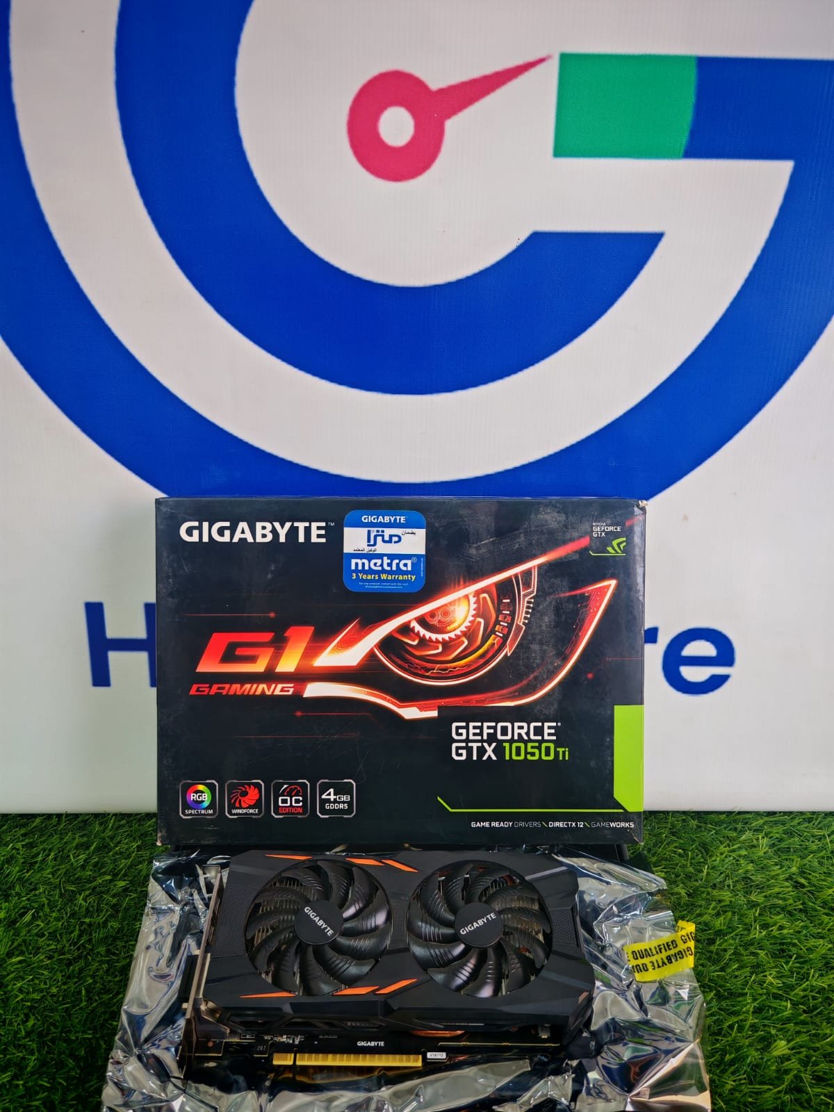 Graphic Card Nvidia Geforce Gtx 1050 ti 4gb Ddr5 Gigabyte Windforce G1 Gaming oc