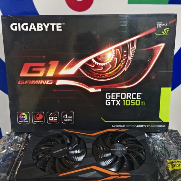 Graphic Card Nvidia Geforce Gtx 1050 ti 4gb Ddr5 Gigabyte Windforce G1 Gaming oc