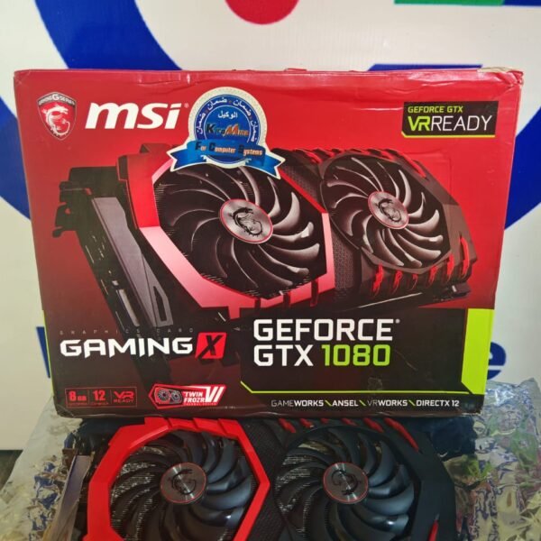 Graphic Card Nvidia GeForce GTX 1080 8GB DDR5X MSI Gaming X