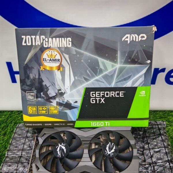 Graphic Card Nvidia Geforce Gtx 1660 ti 6gb Ddr6 Zotac Gaming AMP