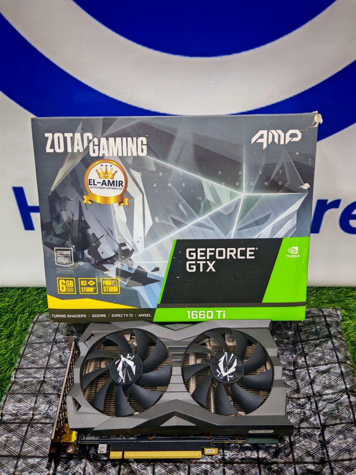 Graphic Card Nvidia Geforce Gtx 1660 ti 6gb Ddr6 Zotac Gaming AMP