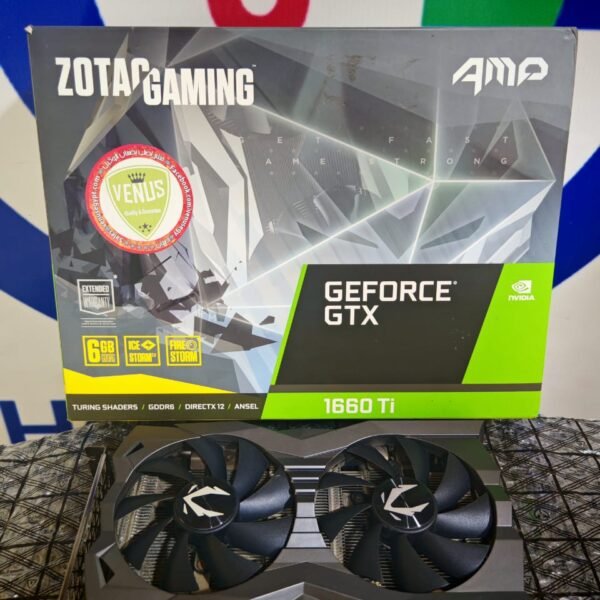 Graphic Card Nvidia Geforce Gtx 1660 ti 6gb Zotac Amp